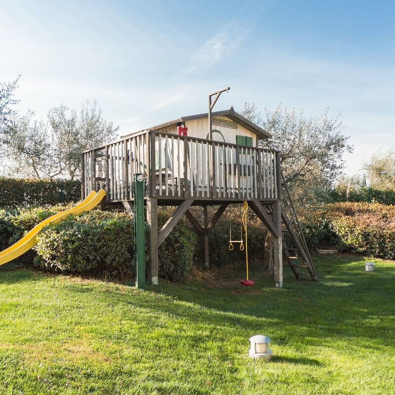 Villa Gazebo - By Belcantovillas: Fantastic garden with slide for children in the wonderful villa for rent in Tavarnelle Val di Pesa.