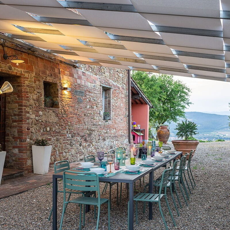 Villa Sunbathing - By Belcantovillas: Cozy exterior of the splendid villa for rent in Montelupo Fiorentino