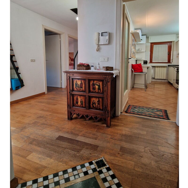 Foscolo Steps To The Sea: Hallway of a charming sea view apartment near the beach of Viareggio.