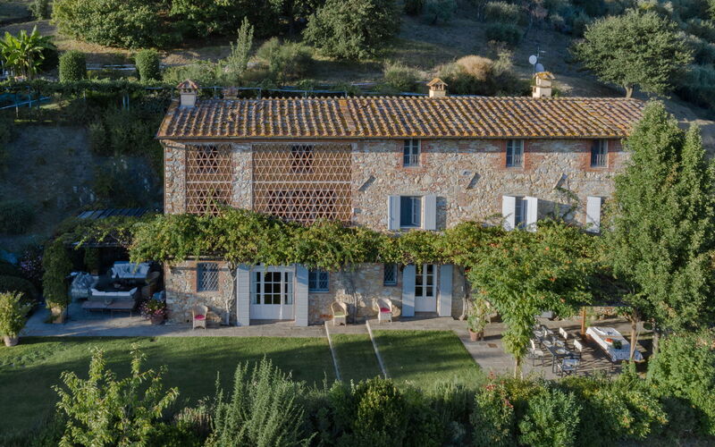 Luxury Pool Villa Oliveto 12 - Belcantovillas: Building Exterior, Garden, Main Entrance, Outdoor, Scenic View, Spring, Summer